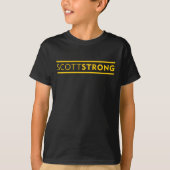 SCOTTSTRONGはTAGLESSのティーをからかいます Tシャツ (正面)