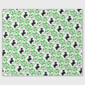 Scottyおよびヒイラギ ラッピングペーパー (フラット)