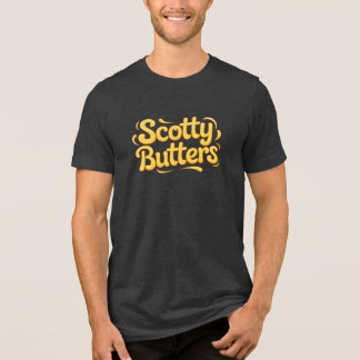 Scottyバター署名ドリップロゴ トライブレンドTシャツ