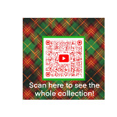 Scotty Dog Green Red White Plaid Check  ゴルフタオル