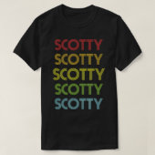 Scotty Name  Tシャツ (デザイン正面)