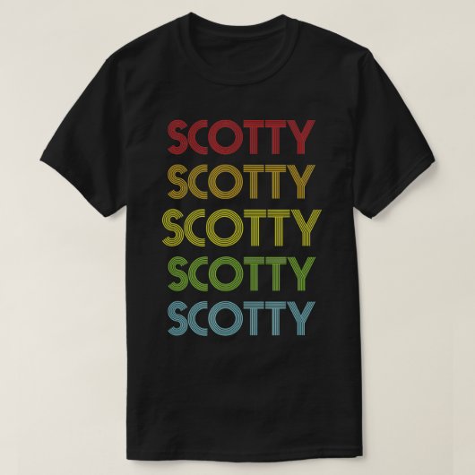 Scotty Name Tシャツ (デザイン正面)