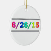SCOTUSの日付 セラミックオーナメント (右)