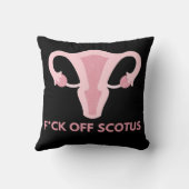 SCOTUS妊娠中絶禁止の抗議 クッション (裏面)