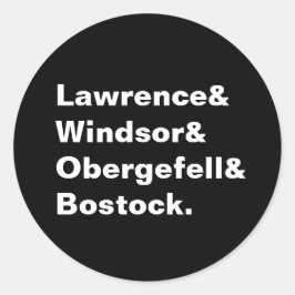 SCOTUS平等ケースシール ラウンドシール