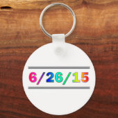 SCOTUS日付 キーホルダー (正面)