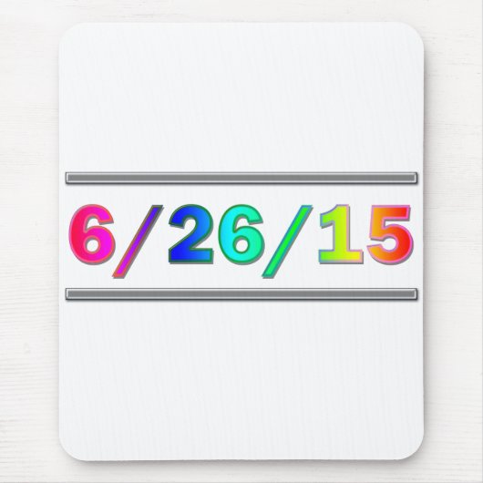 SCOTUS日付 マウスパッド (正面)