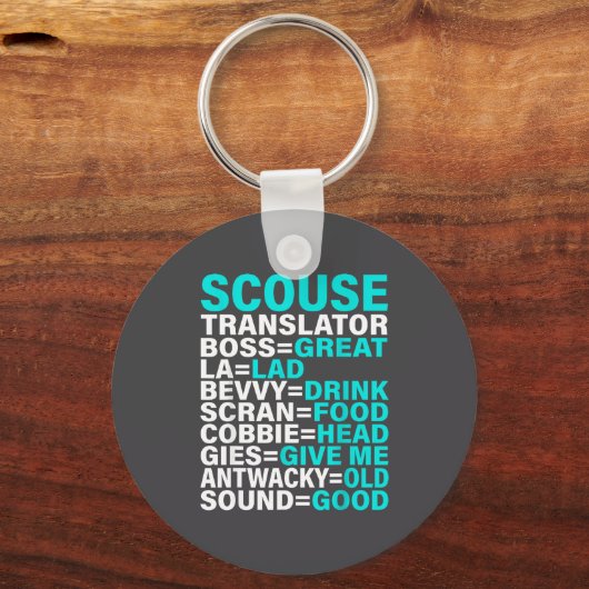 Scouse Accent Translator Funny Liverol  キーホルダー (正面)