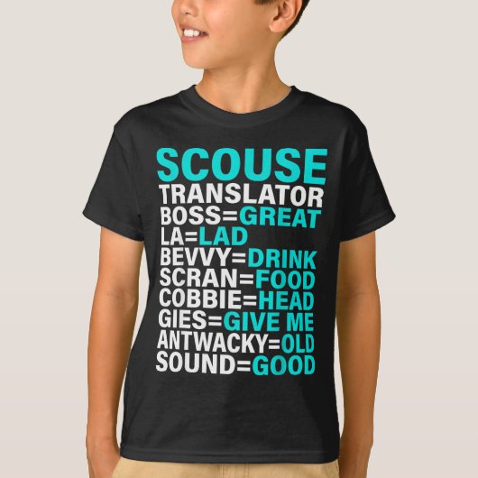 Scouse Accent Translator Funny Liverol  Tシャツ (正面)