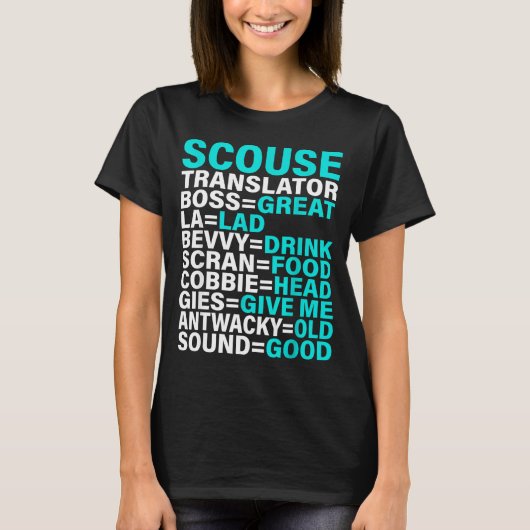 Scouse Accent Translator Funny Liverol  Tシャツ (正面)