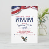 Scout Achievement Ceremony Invitation 招待状 (スタンド正面)