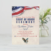 Scout Achievement Ceremony Invitation 招待状 (スタンド正面)