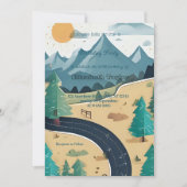 scout Camping party birthday  invitation 招待状 (正面)