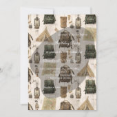 scout comping party invitations 招待状 (正面)