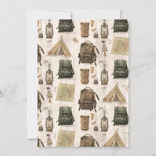 scout comping party invitations 招待状 (裏面)