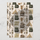 scout comping party invitations 招待状 (正面/裏面)