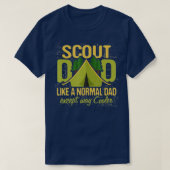 Scout Dad  Cub Leader Boy Camping Scouting roop Gi Tシャツ (デザイン正面)