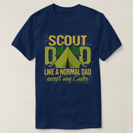 Scout Dad Cub Leader Boy Camping Scouting roop Gi Tシャツ (デザイン正面)