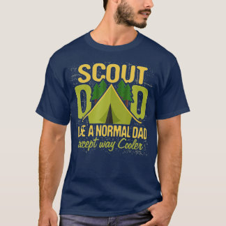 Scout Dad Cub Leader Boy Camping Scouting roop Gi Tシャツ