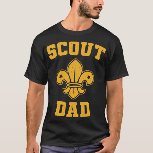 Scout dad scout scouting member supporter lifestyl tシャツ (正面)
