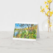 Scout Lake, Wisconsin, Beautiful note card   カード (黄色い花)