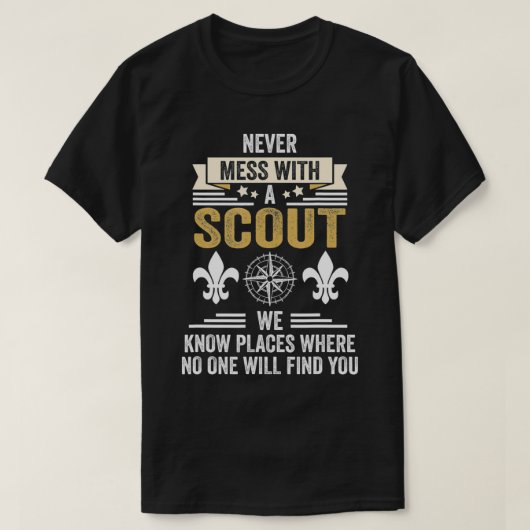 Scout Leader Camping  Tシャツ (デザイン正面)