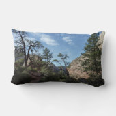 Scout Lookout at Zion National Parkからの眺め ランバークッション (裏面)