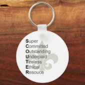 Scouter Keychainの意味 キーホルダー (正面)