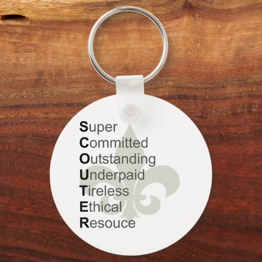 Scouter Keychainの意味 キーホルダー (正面)