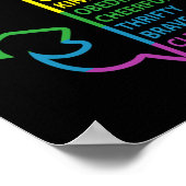 Scouting Law Scouting Camping Rainbow Colorful  ポスター (角)