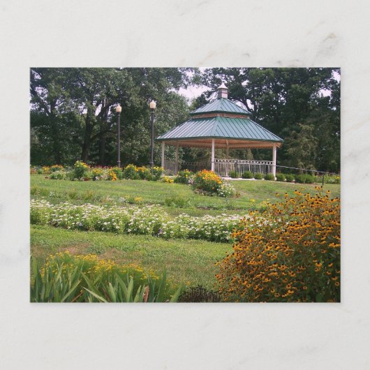 Scovill Gazebo, Decatur IL ポストカード (正面)