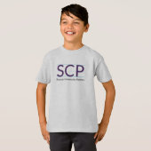 SCPのロゴの子供のティー Tシャツ (正面フル)