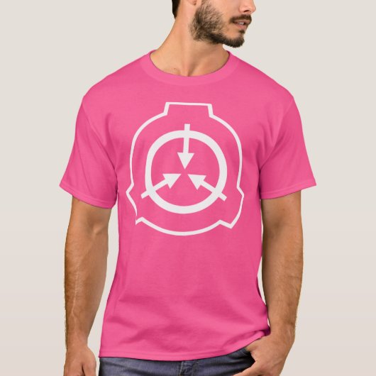 Scpシンボル（黒） Tシャツ (正面)