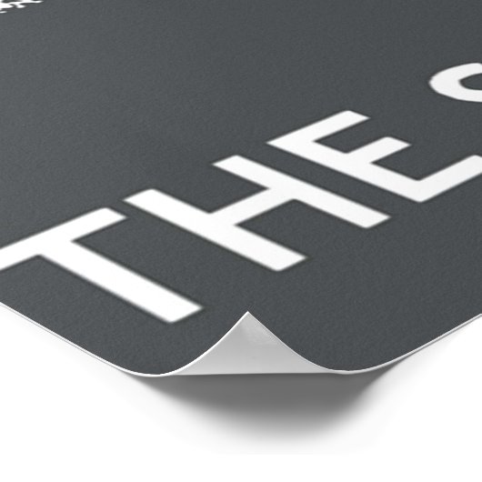 SCPファンデーションのロゴ白のセキュリティで保護された含保護有 ポスター (角)