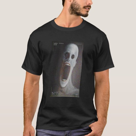 Scpファンデーションシャイ男Scp 096 Tシャツ (正面)