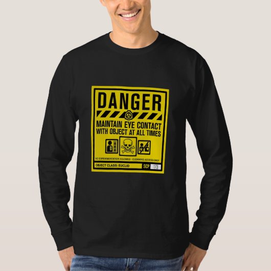 Scp基礎危険級ユークリッド Tシャツ (正面)