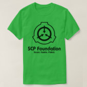 SCP基礎(黒) Tシャツ (デザイン正面)