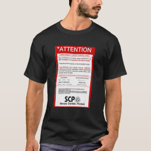 Scp財団Scp財団の疑わしい異常 Tシャツ