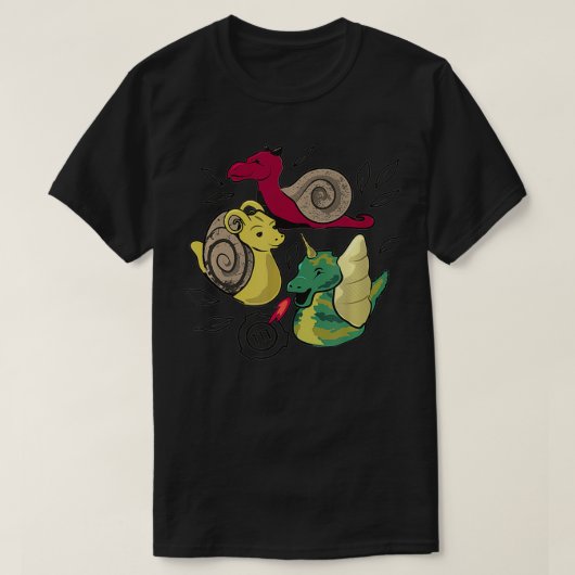 SCP111 DragonSnails SCP財団 Tシャツ (デザイン正面)