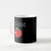 Scp-504トマト コーヒーマグカップ (正面左)