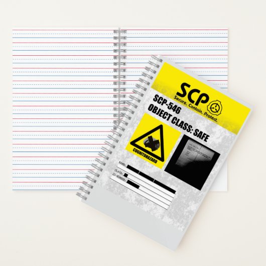 SCP - 546 "A Notebook" ノートブック (内側)