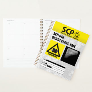 SCP - 546 「A Notebook」ノートブック プランナー手帳