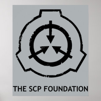 SCP Foundationロゴのセキュリティで保護された保護内容 ポスター