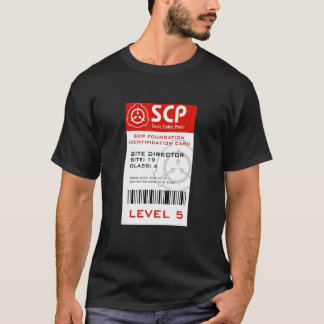 Scp Foundation Class Aダイレクタ・カード Tシャツ