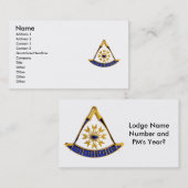 SCpastmasterGoldの名前、住所1の住所2、C… 名刺 (正面/裏面)