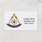 SCpastmasterGoldの名前、住所1の住所2、C… 名刺 (裏面)