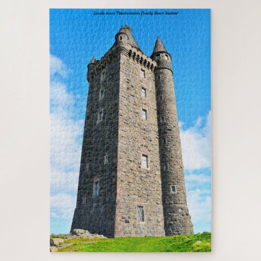 Scrabo tower Newtownards County Down Ireland.ジグ ジグソーパズル (縦)