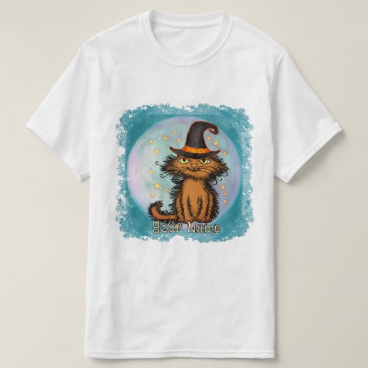 Scraggles Cat Witch Tシャツ (デザイン正面)