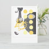 Scrambled Eggs -招待またはnotecard 招待状 (スタンド正面)