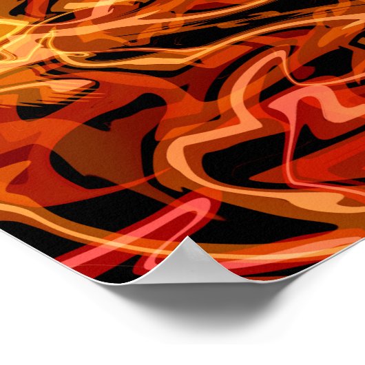 Scrambled Eggs & Peppers  ポスター (角)